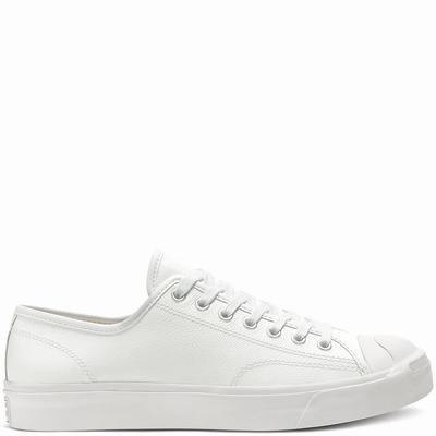 Converse Jack Purcell Foundational Leather - Miesten Tennarit - Valkoinen